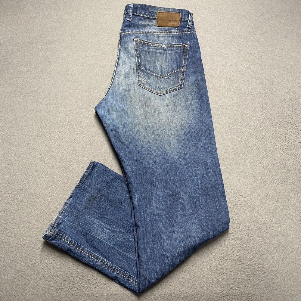 BKE Men's Slim Straight Jeans - Blue